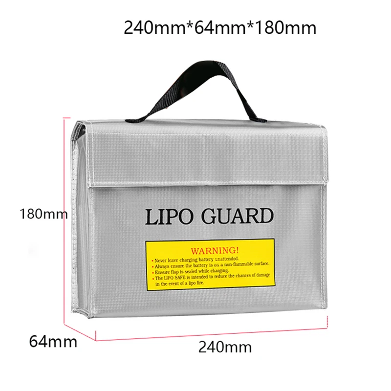 Fireproof Safety Bag LiPo Battery Portable Lipo Guard Explosion Proof Fire Resistant Charging Sack Battery Safe Bag For Battey