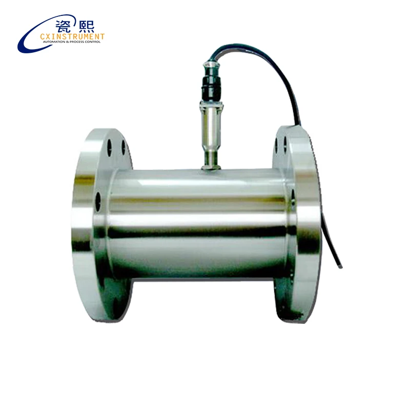 DN50 Pipe size 5-100 m3/h flow range and stainless steel material Turbine flowmeter