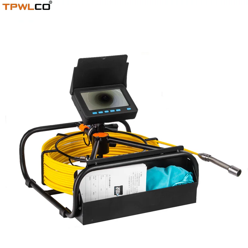 

4.3" 10-50m Cable 17mm Pipeline Drain Sewer Camera With DVR Function Used For Industrial Pipe Inspection Endoscope Video System