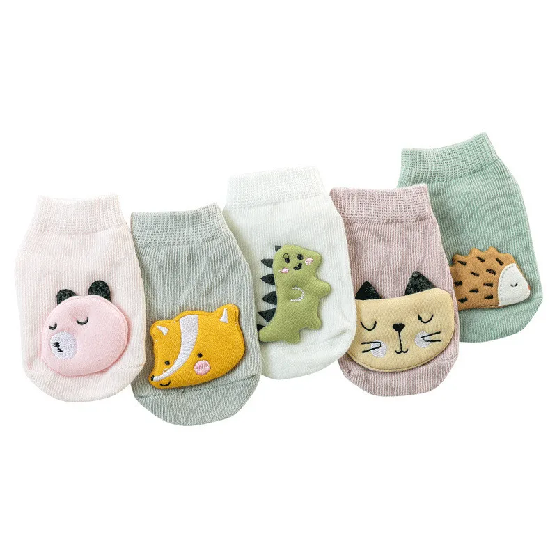 Baby Socks Newborn Anti Slip 3D Cartoon Cute Baby Socks for Girls Spring Toddler Cotton Baby Boys Floor Socks 2024 New Arrival