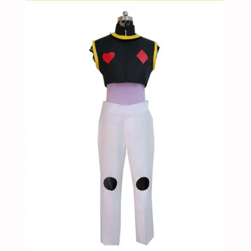 Hisoka Cosplay costume with arm accessories and leg covers custom