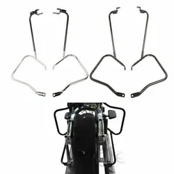 Motorcycle Saddle Bag Saddlebag Bracket Guard Bar For Harley Touring CVO Road King FLHR Street Glide FLHX 2014-2024