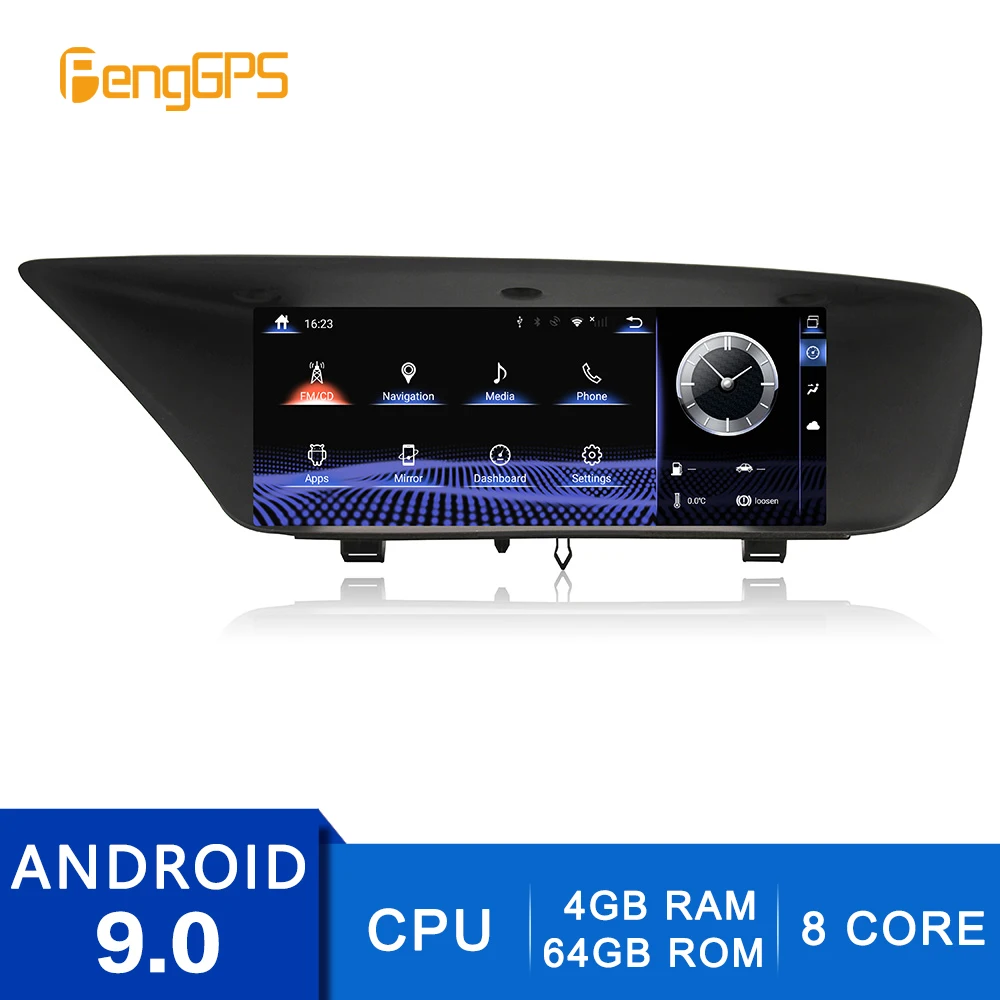 

2Din стерео Android 9,0 для Lexus GS 2012-2016 gps-навигация, dvd-плеер Радио 8 ядер мультимедиа 4G + 64G AM/FM USB WIFI головное устройство