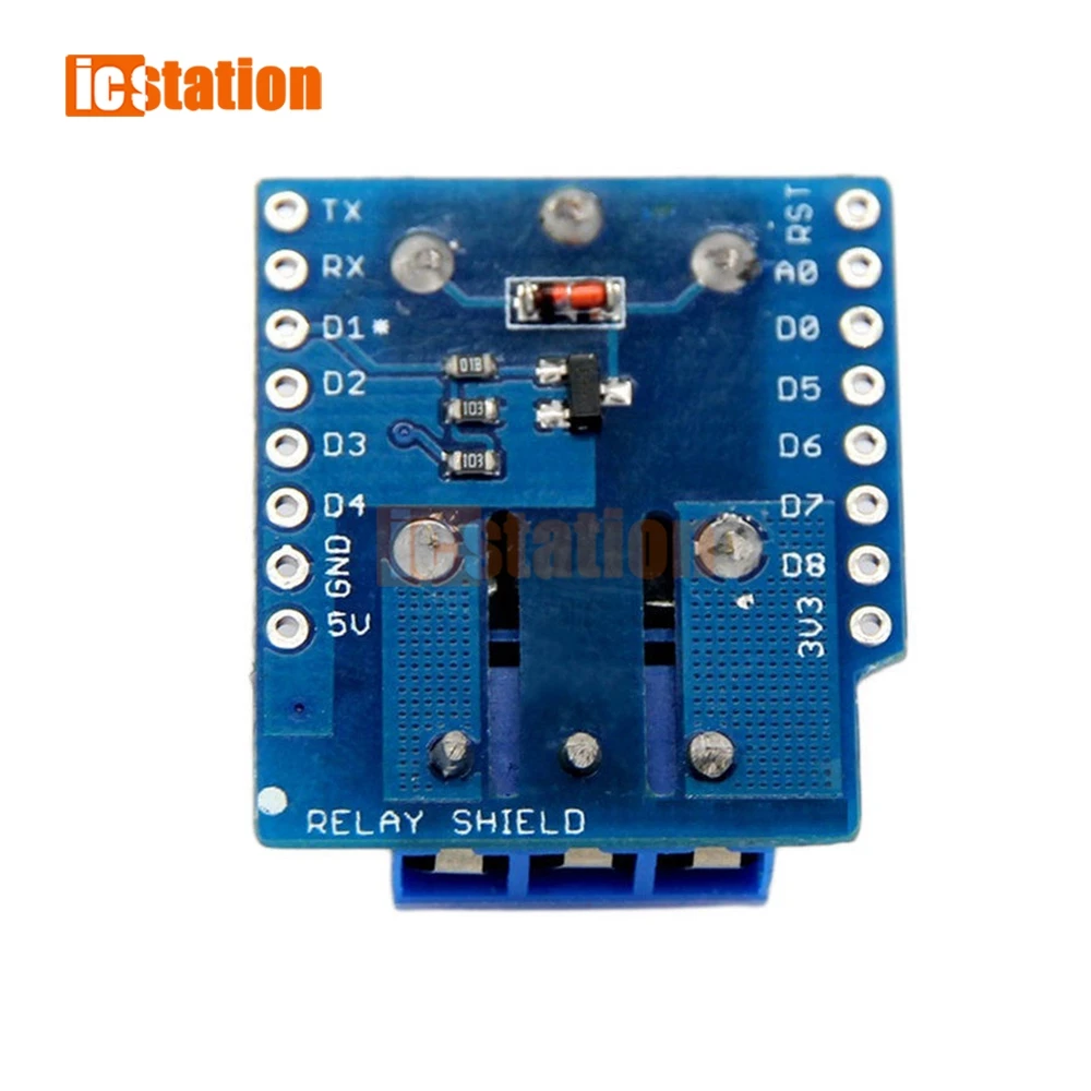 وحدة التتابع ل D1 MINI 5 فولت ارتفاع مستوى الزناد واحد 1 قناة وحدة التتابع واجهة المجلس درع ل D1 MINI