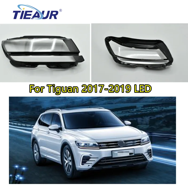 

Крышка для объектива автомобильной фары для Volkswagen Tiguan High Version LED 2017 2018 2019 чехол для передней левой и правой фары