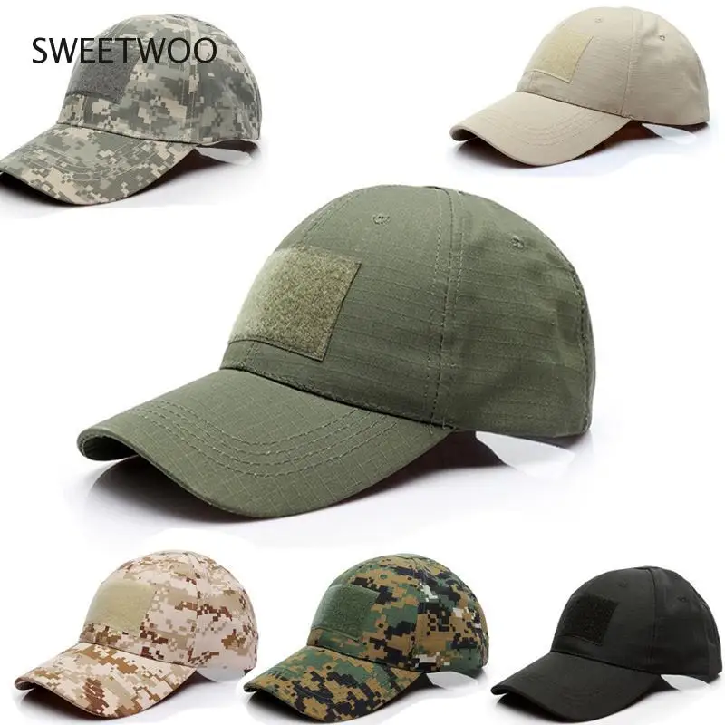 Adjustable Baseball Cap Tactical Summer Sunscreen Hat Camouflage Military Airsoft Hunting Camping Hiking Fishing Caps