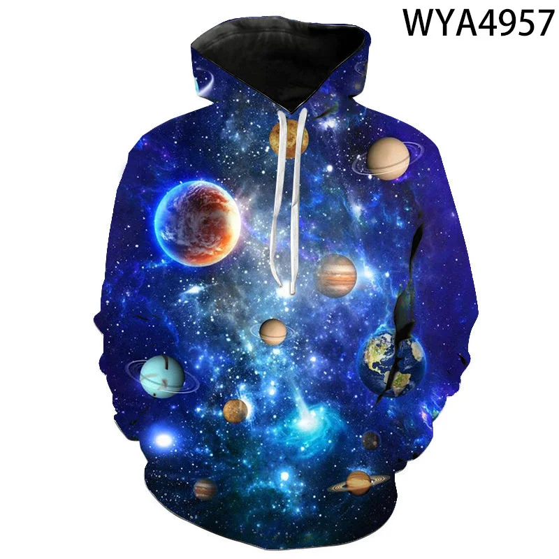 

3D Printed Universe Starry Sky Astronaut Hoodies Men Women Children Long Sleeve Sweatshirt Coat Cool Fashion Streetwear Pullover