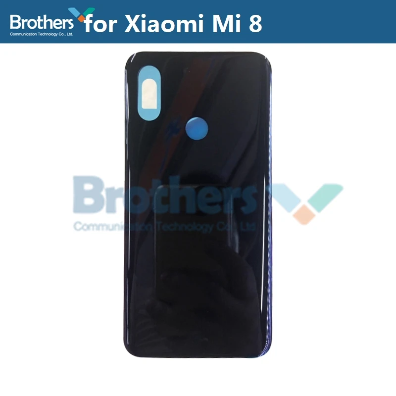 Original Battery Housing for Xiaomi Mi 8 Mi8 Battery Door without or with Camera Lens Glass Back Cover Rear Housing for M1803E1A