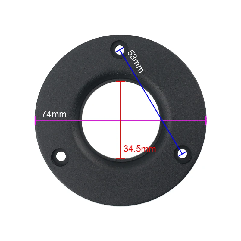 GHXAMP 1.5 inch 40MM Treble Speaker Tweeter Units Silk film fever speaker unit 4OHM 20W Tweeter with 74mm Panel 2PCS