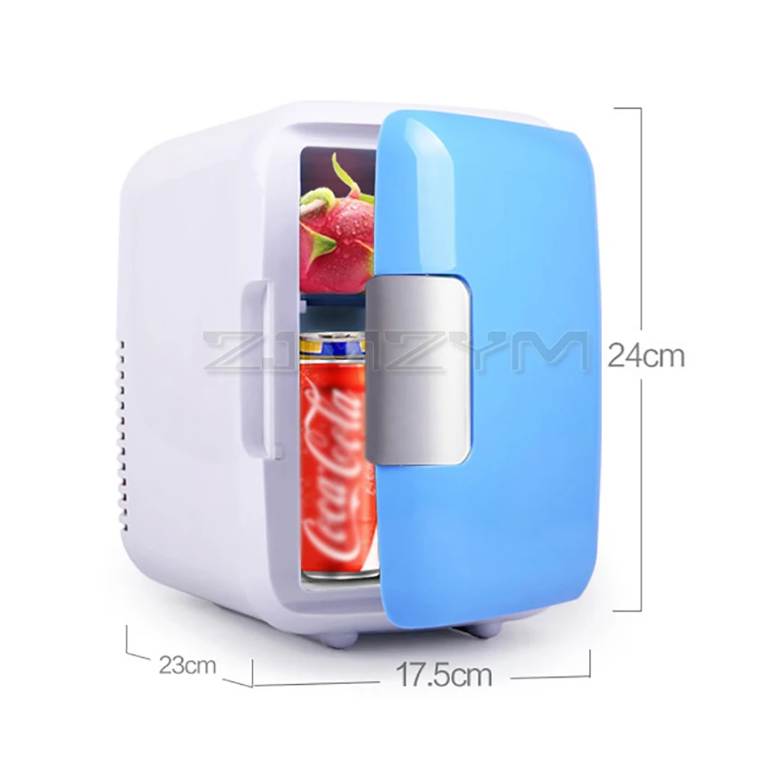 Mini refrigerador portátil de doble uso, calentador de 4L, 12V, para uso en coche, pequeño, de viaje, frigorífico congelador, piezas universales para vehículos