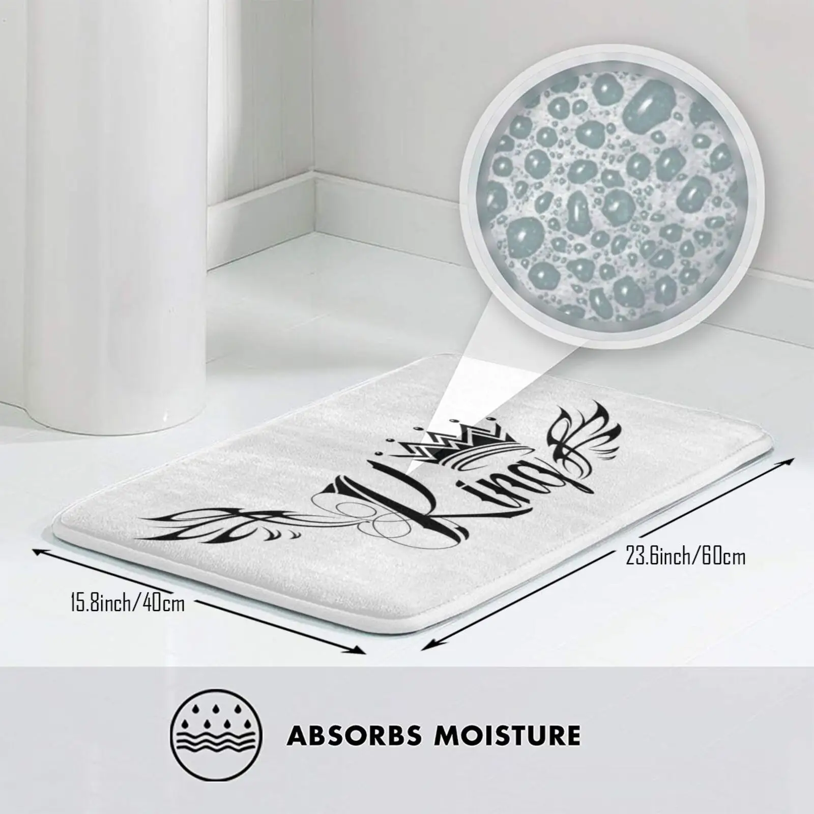 سجادة سجادة King Baby-My King وسادة ناعمة ما هو القصة ملكي أنت زوجي وملكتي طفلي