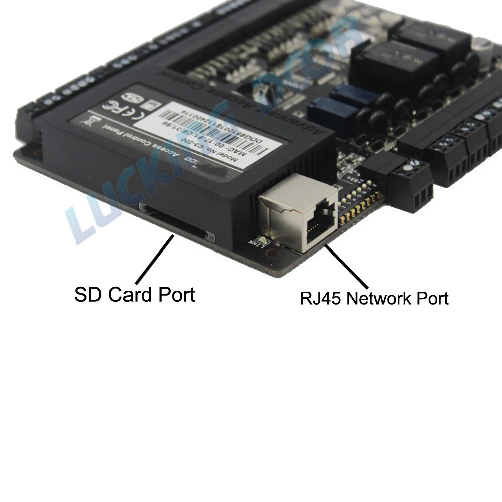 Kit de control de puerta múltiple KR100E, Panel de Control de acceso de puerta basado en IP, comunicación TCP/IP RS485, Control de acceso avanzado Wiegand 26