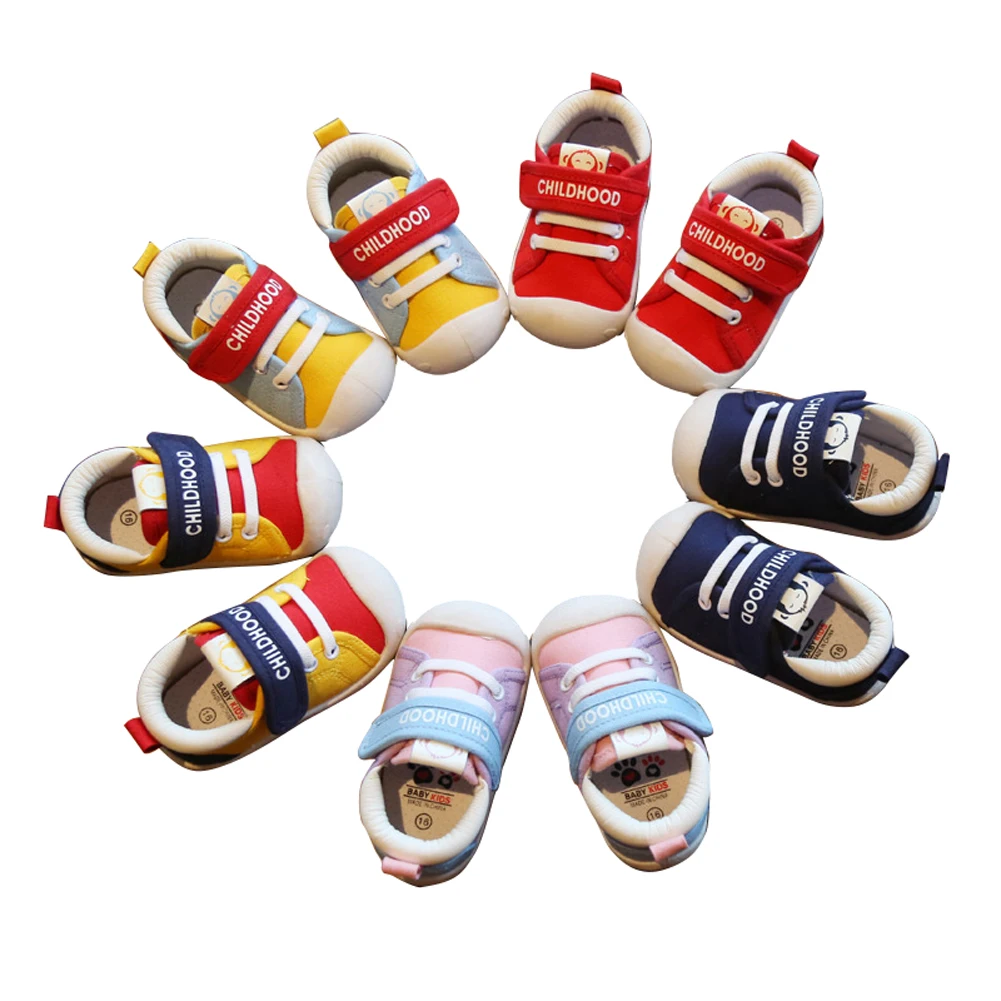 أحذية أطفال للجنسين غير قابلة للانزلاق ، أحذية أطفال للجنسين ، نعل ناعم متشابك ، ما قبل المشي ، هدية