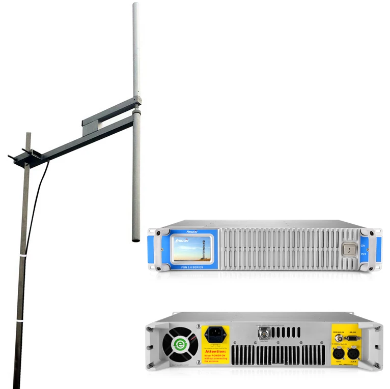 

FMUSER 600W Professional Broadcasting Radio FM Transmitter + 1KW FU-DV2 dipole antenna + 30M Coaxial Cable Complete kit