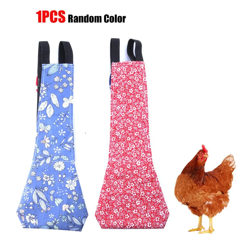 Pet Diaper V Shape Chicken Duck Goose Pigeons Poultry Diaper Nappy Farm Clothing Bow Design With Elastic Band Farm Supplies