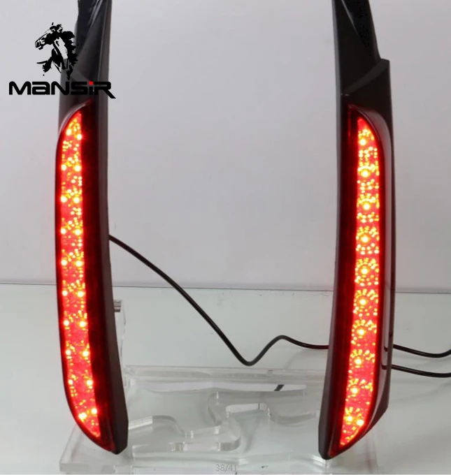 

Car LED Rear Bumper Light Reflector Taillights For Toyota Fortuner 2015 -2017 2018 2019 Tail Lights Fog Lamp Auto Brake Light