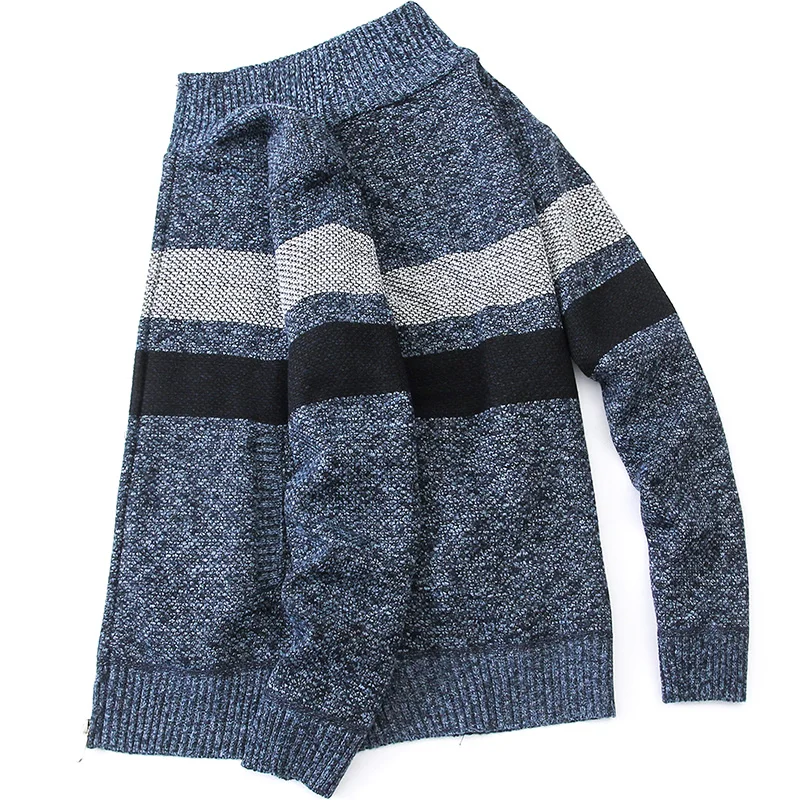 

New Knitwear Men's Sweater Cardigan Autumn Winter Casual Coat Fleece Warm Striped Jacket Harajuku Streetwear Y2K Clothing
