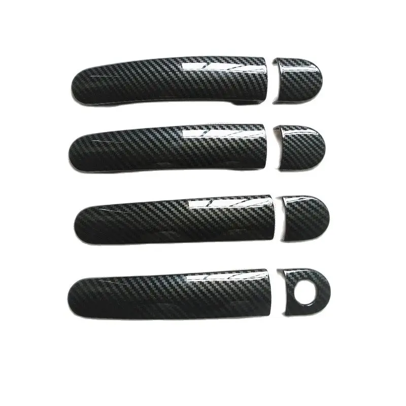 

Suitable For Volkswagen VW Golf 5 MK5 V Rabbit 1K Accessories Door Handle Cover Trim Plastic Imitation Carbon Fiber