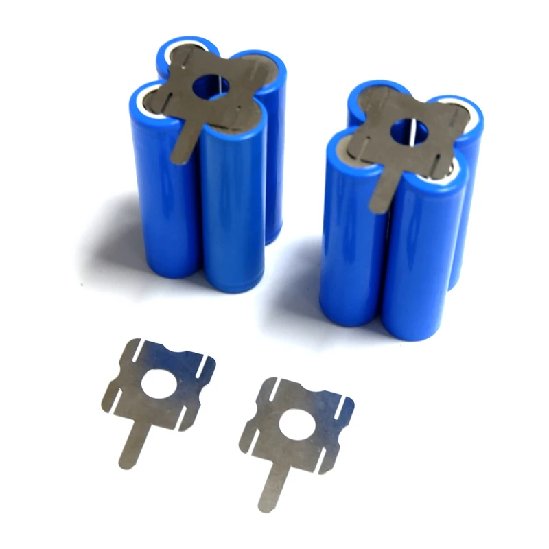 18650 cinghia nichelata della batteria agli ioni di litio per 18650 piastra cilindrica del Ni delle cellule del pacco batteria delle cellule 2S2P 7.4V