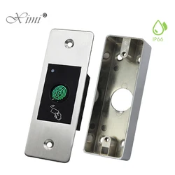 Metal Waterproof Outdoor Use Embedded Biometric Fingerprint RFID Card Door Access Control System Standalone Access Controller