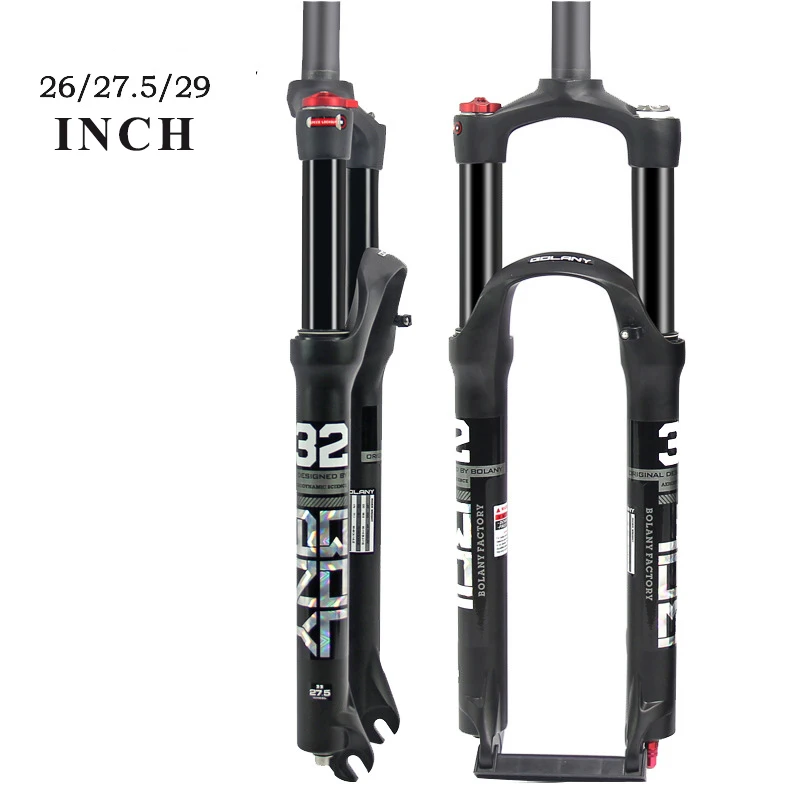 

26/27.5/29 Fork Rigid Mountain Bike Front Fork Inch Double Chamber Shock Absorber Front Fork 120mm Air Shock Suspension Fork