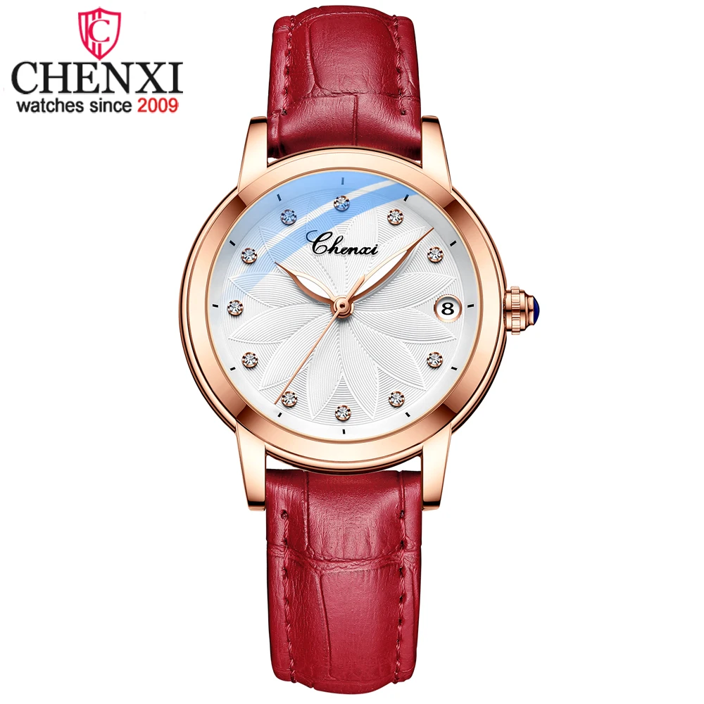 CHENXI New Luxury Automatic Mechanical Watch Women Top Brand Waterproof Rose Gold Quartz Wristwatch Ladies Relogios Femininos