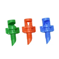 90/180/360 Degrees Garden Irrigation Simple Refraction Nozzle Watering Flower Mist Nozzle Threaded Connection Sprayer 50 Pcs