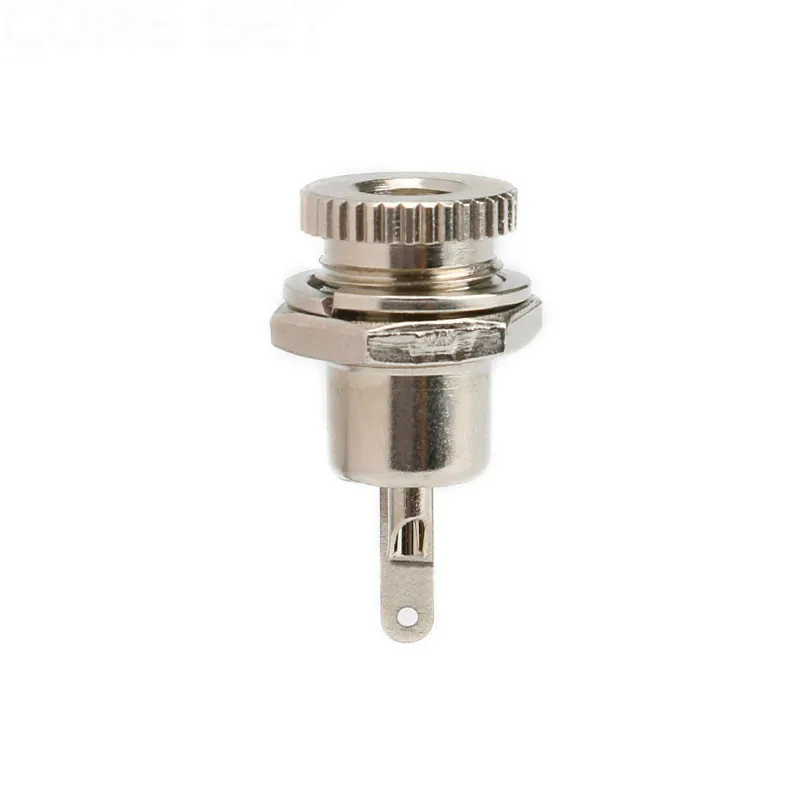 5/1Pcs DC099 5.5 mm x 2.1mm DC Power Jack Socket Female Panel Mount Connector metal 5.5*2.1 5.5*2.5