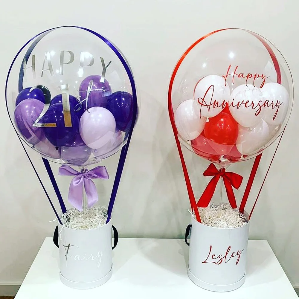 

Balloon Gift Party Do Youself Birthday Valentine Baby Shower Wedding Flower Anniversary Fashion Happy Graduation Toy Clear Bobo