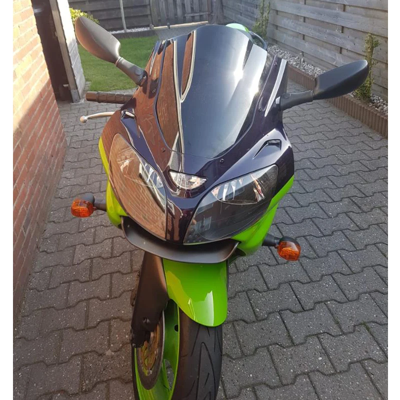 Windscreen For 2000 2001 2002 Kawasaki Ninja 636 ZX6R ZX-6R / 2005 2006 2007 2008 ZZR600 ZRR 600 ZX600 Screen Windshield
