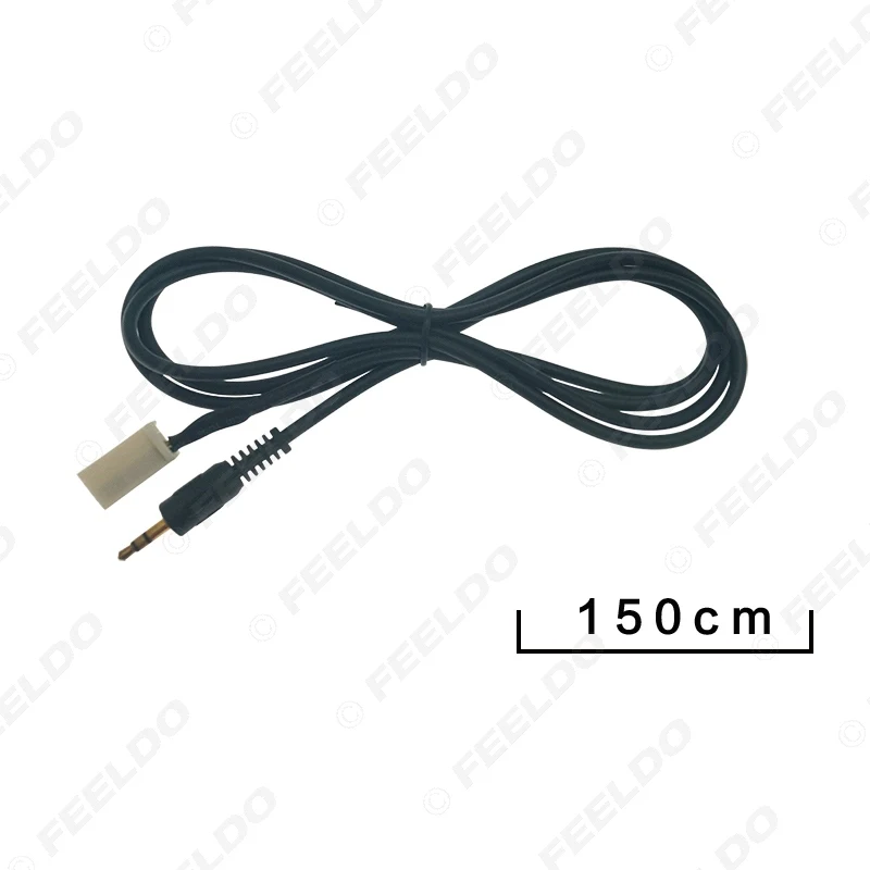 FEELDO سيارة Aux خط 3.5 مللي متر ذكر الصوت MP3 AUX-in 8Pin محول لسوبارو فورستر الصوت في المدخلات AUX موصل كابل