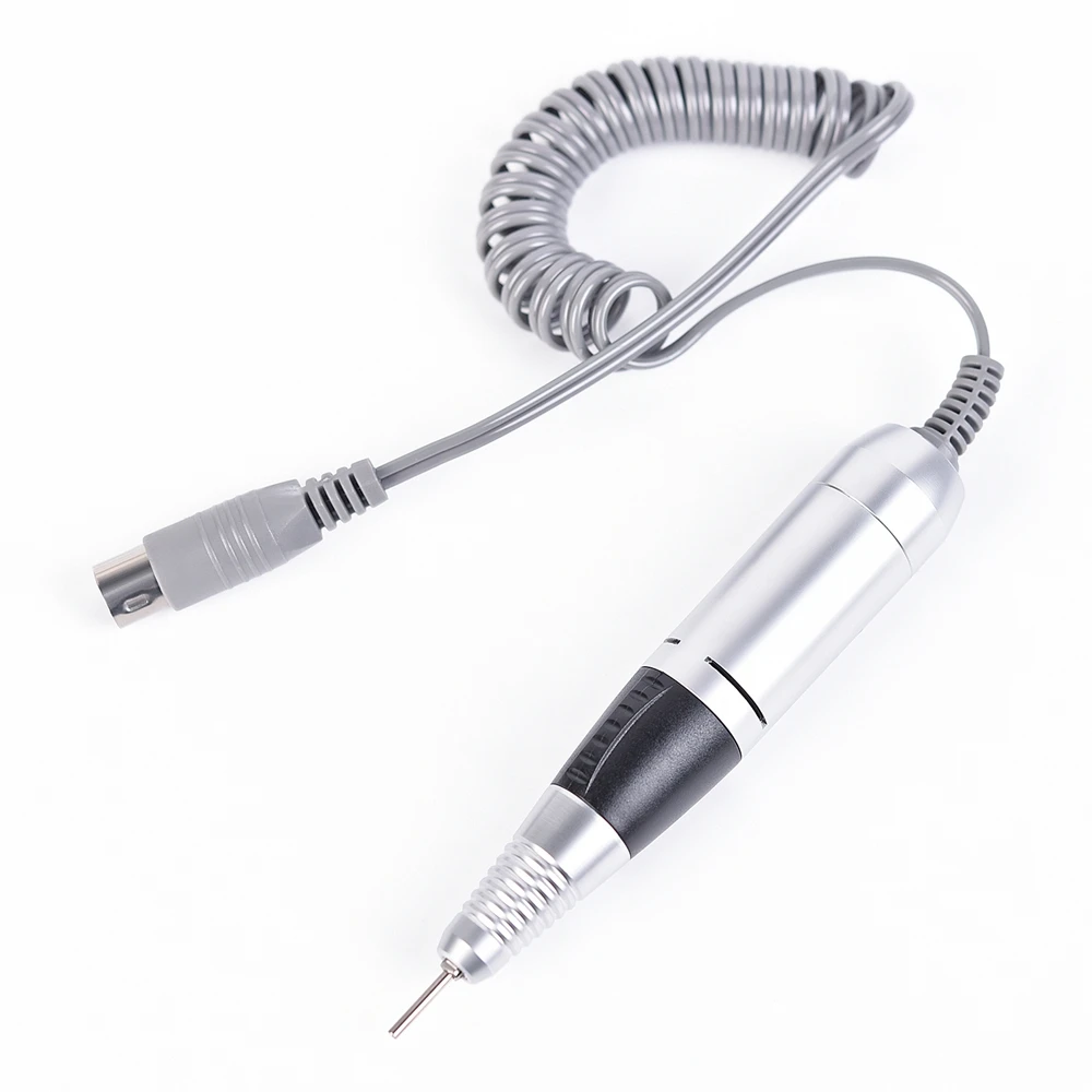 電動ネイルアートドリルペンハンドル、ネイルポリッシュ研磨機ハンドピース、マニキュアペディキュアネイルアートアクセサリー用、35000RPM