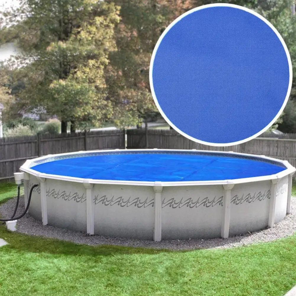 2.4m 3m 3.6m 4.5m Round Swimming Waterproof Pool Cover Oxford Cloth Heat Shield Dust Pool Cover For Outdoor Accessories