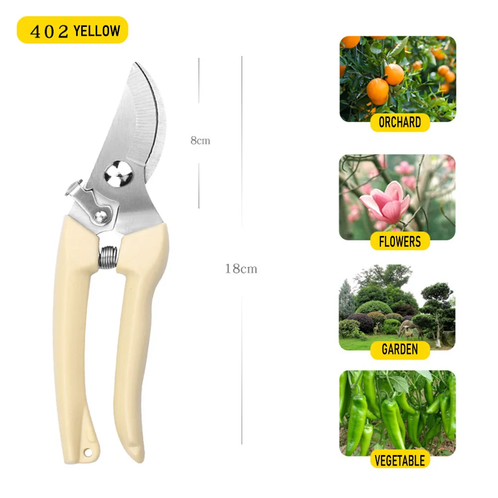 Nujouan forbici da giardino attrezzo per innesto albero da frutto potatura cesoie da potatura giardinaggio a mano pianta a forbice ramo potatore Trimmer strumenti