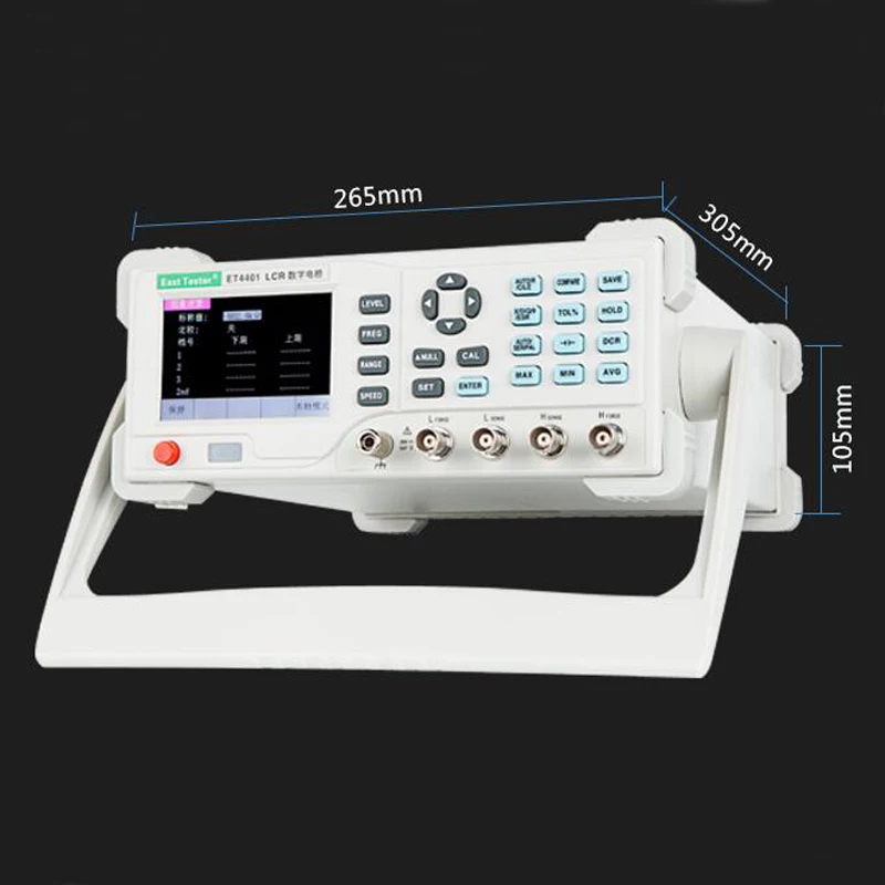 ET4501/ET4502/ET4510 LRC Benchtop Digital Bridge Desktop LCR Tester Meter capacità resistenza impedenza induttanza misura