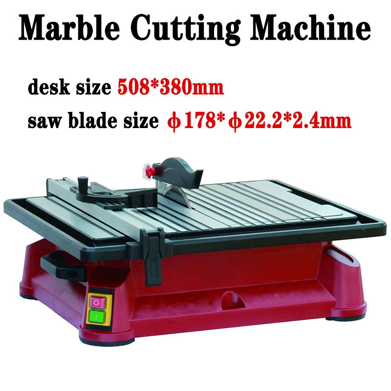 1.1KW Electric Tile Cutting Machine 220V Marble Angle Cutter Portable Tile Brick Stone Woodworking Cutting Machine SQ07