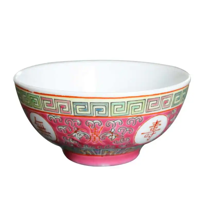 Jingdezhen Bowl Chinese style Factory Products Zhengde Straight Mouth Old style Tableware Ceramic Bowl Noodles Bowl Soup Bowl