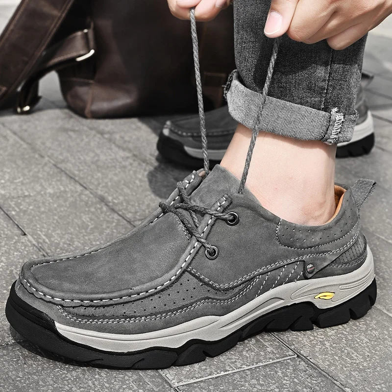 

Туфли мужские из натуральной кожи, роскошные кроссовки, на шнуровке, плоская подошва, топ-сайдеры, повседневная обувь, ручная работа