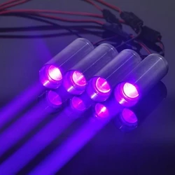 4pcs Fat Beam 405nm 250mW Violet/Blue Dot Laser Module KTV/Bar Stage Lights 3.6V-4.2V