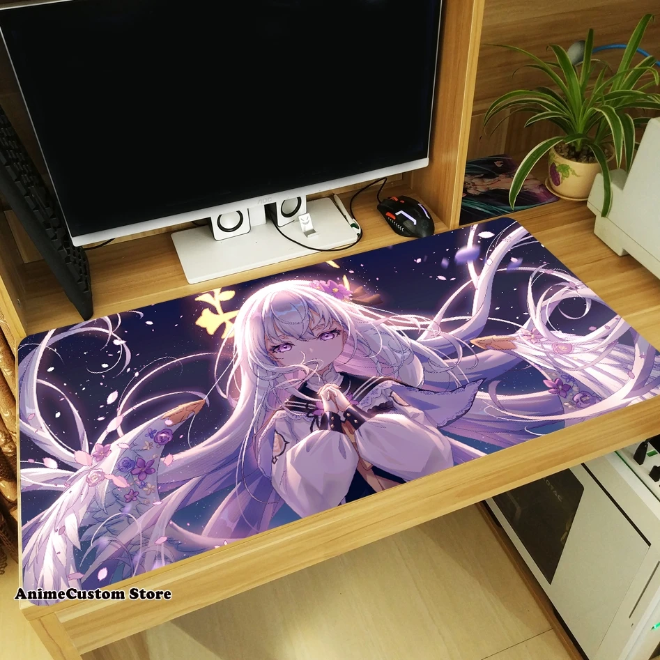 Anime Blue Archive Sirasu Azusa Cosplay Large Thicken Mouse Pad Laptop Mice Mat Tabletop Keyboard Mat Anti-Slip Playmat Gift