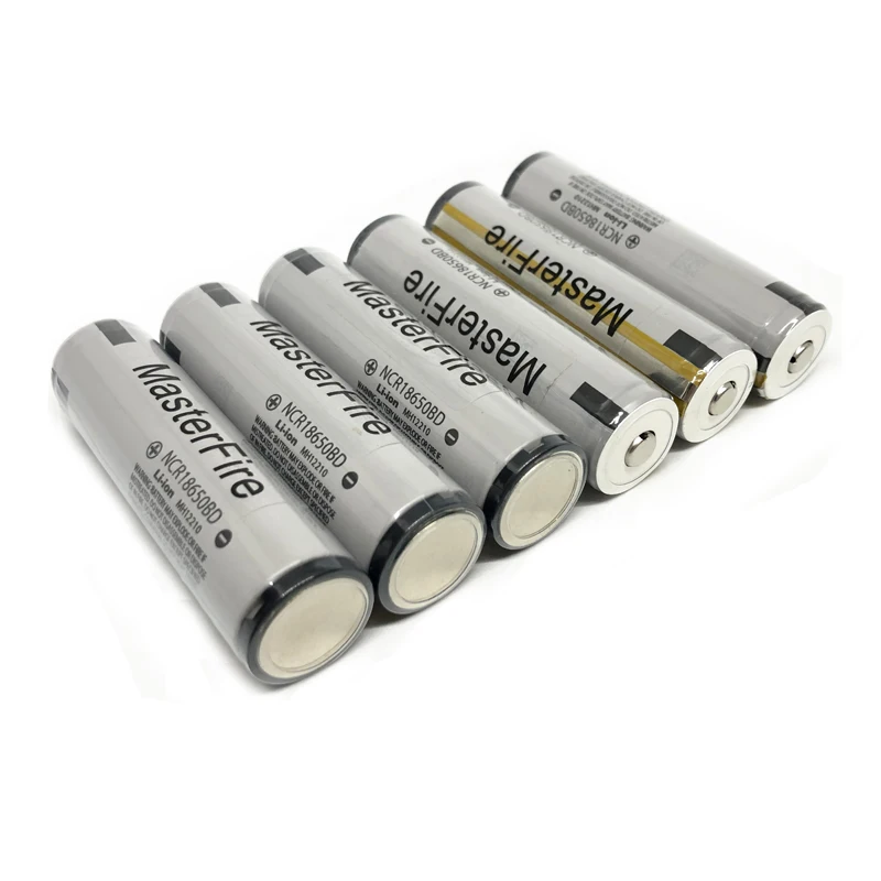 MasterFire 6pcs/lot Genuine Protected 18650 NCR18650BD 3200mAh battery e-cigarette lithium batteries 10A discharge for Panasonic