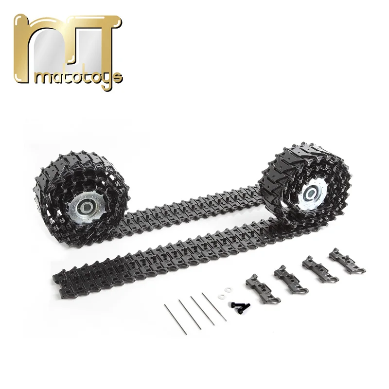 MATO 1/16 Metal Track Drive Wheel Kit upgrade parts For Heng Long 3839-1 RC M41A3 Walker bulldog Tank