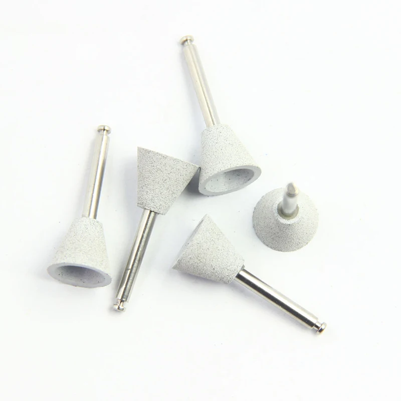 50pcs/lot Dental Polishing Burs White Stones  RA Low Speed Silicon Polisher Teeth polishing & teeth whitening tools