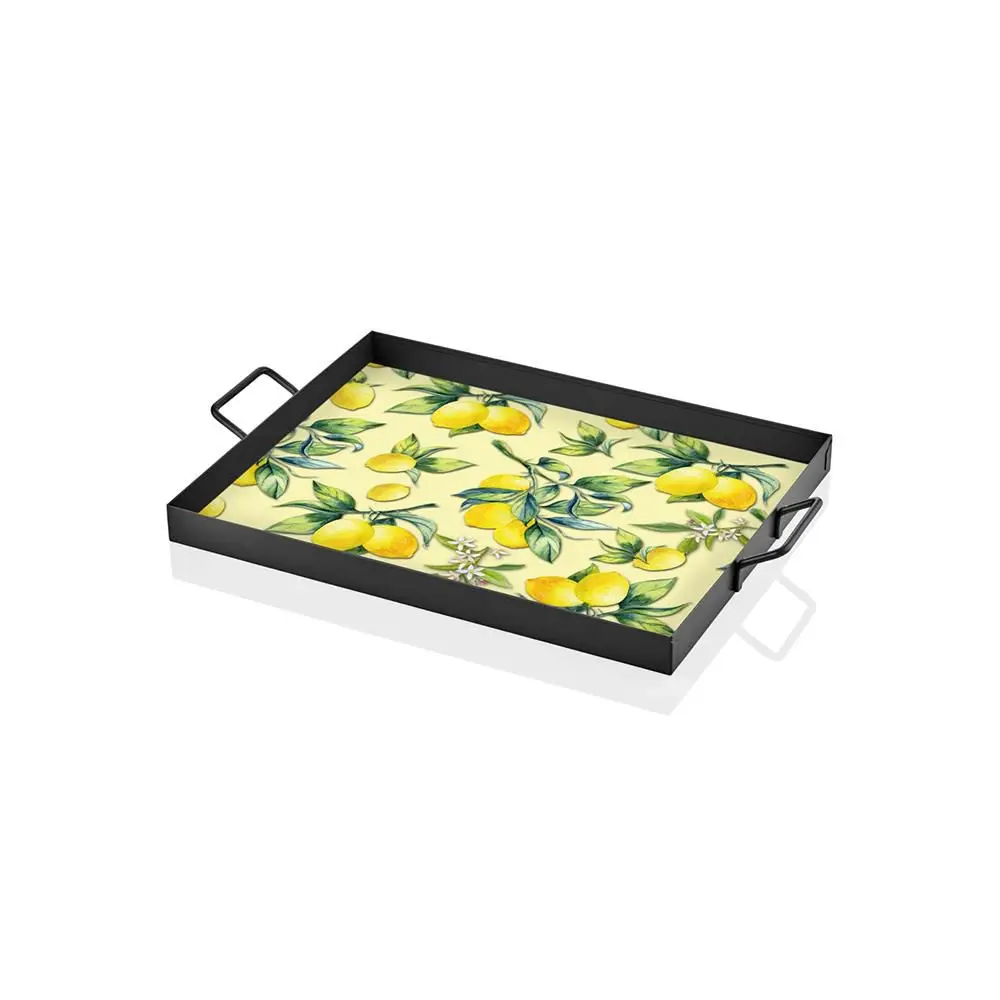 DOLBOVI Lemon Print tray Serving tray 40*30 tray поднос plateau de service