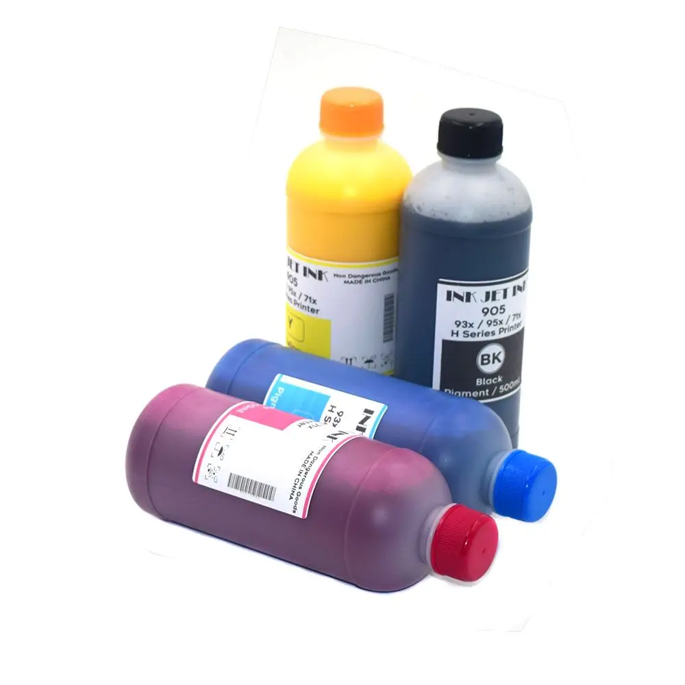 500ML 95U 952 953 954 955 950 951 932 711 712 Pigment Ink For HP 7720 7740 8210 8710 8715 8716 8720 8725 8730 8740 7512 Printers