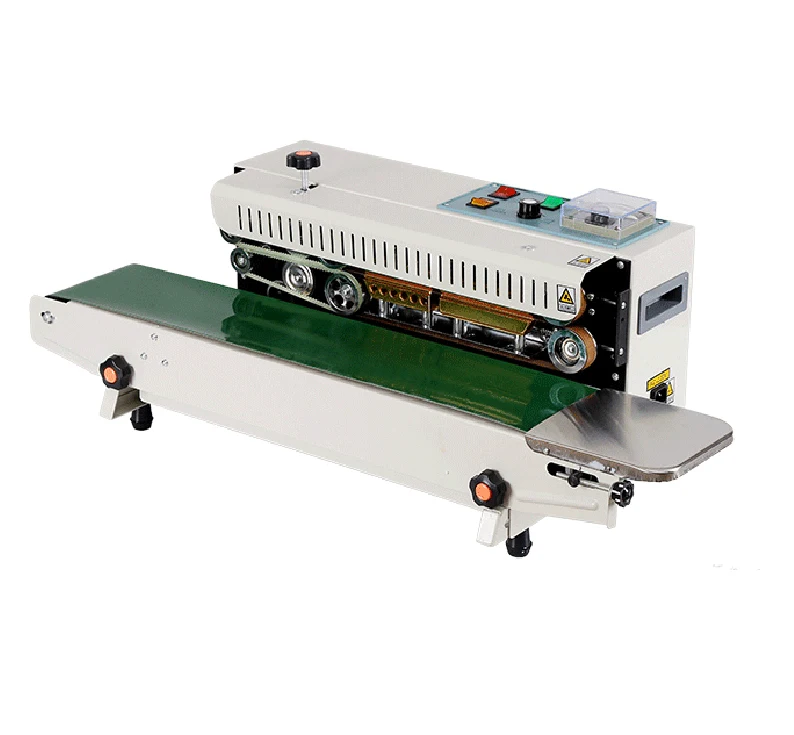 Máquina automática contínua de selagem de filme FR-900, seladora de borda de saco de folha de alumínio, máquina de embalagem de alimentos 220v/110v 850w 1 peça