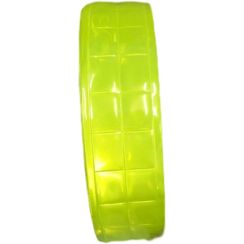 High Visibility Reflective Fluorescent PVC Warning Tape, Sewing for Garment, Warterproof, 5cm x 50cm