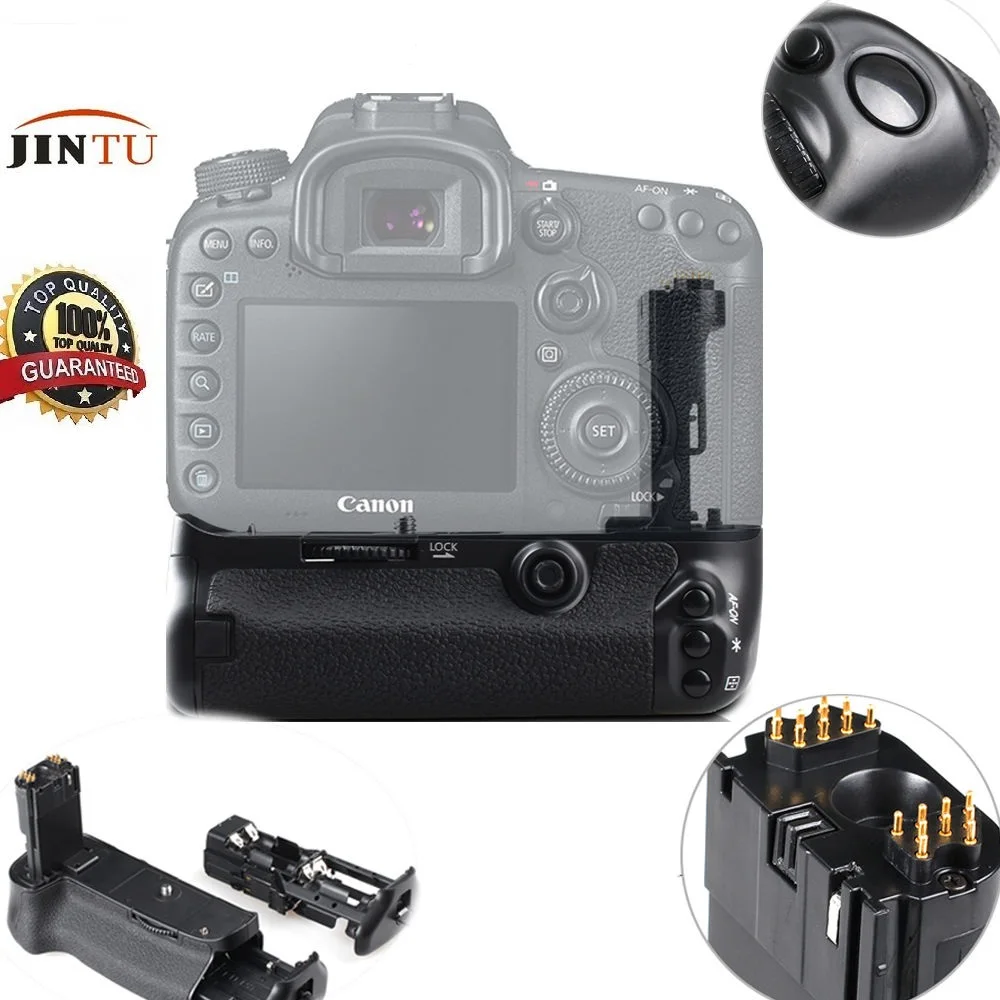 

JINTU Vertical Shutter Power Grip For Canon 5D3 5DIII 5D Mark III 3 5DS 5DSR Battery Grip as BG-E11