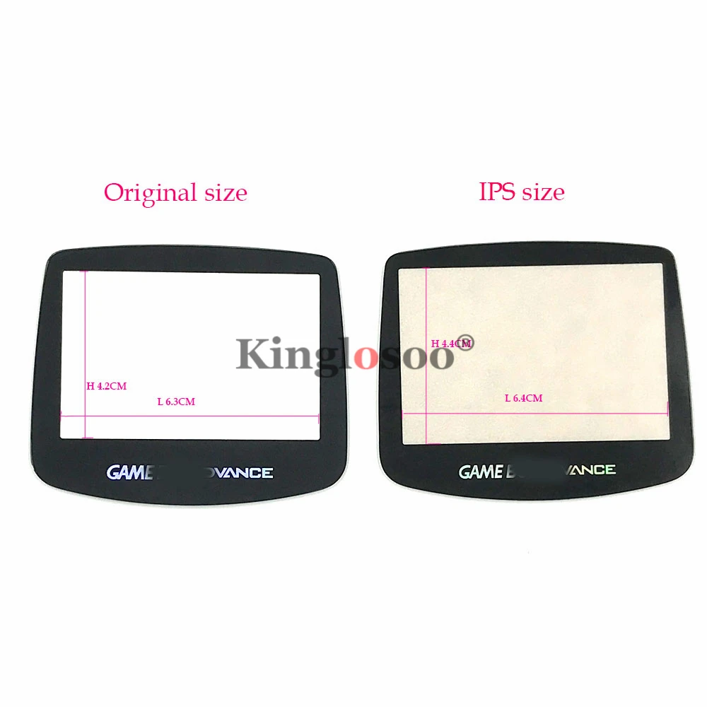 

Customized IPS glass lens for Gameboy Advance screen lens cover for GBA LCD Screen Kits