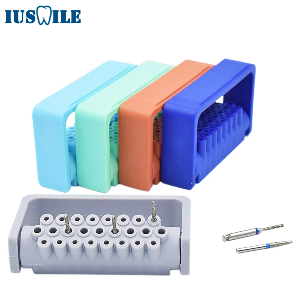 

5 PCS 25 Holes Sterilization Dental Diamond Burs Holder For RA & FG Burs